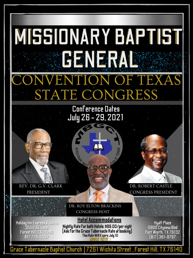 MBGCT State Congress Missionary Baptist General Convention Texas